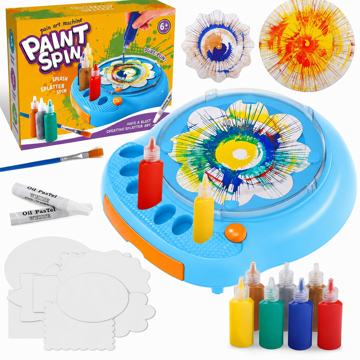SpinArt – Creative & Educational – DIY Paint Spinning Top
