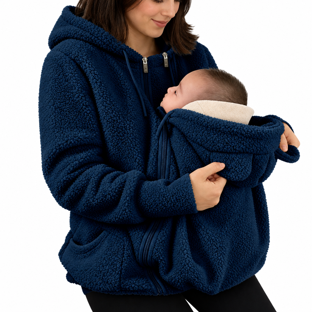 MamaNest – Warm & Practical – 2-in-1 Carrier Jacket for Mom and Baby