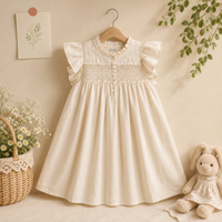 Thumbnail for Sleeveless Dress – Elegant & comfortable – Lace Collar Dress