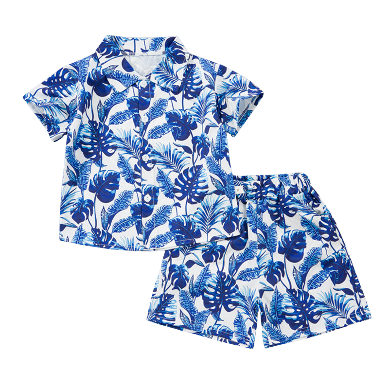 Mini Fashion™ - Fresh & Cheerful - Flowers Boys Set