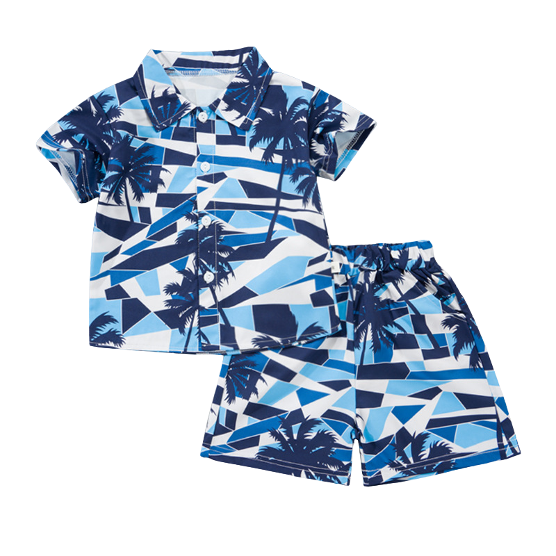 Mini Fashion™ - Fresh & Cheerful - Flowers Boys Set