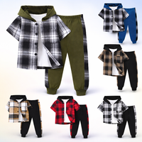 Thumbnail for Boys' Checkered Outfit – Trendy and Comfortable – Checkered Kids' Clothing Set