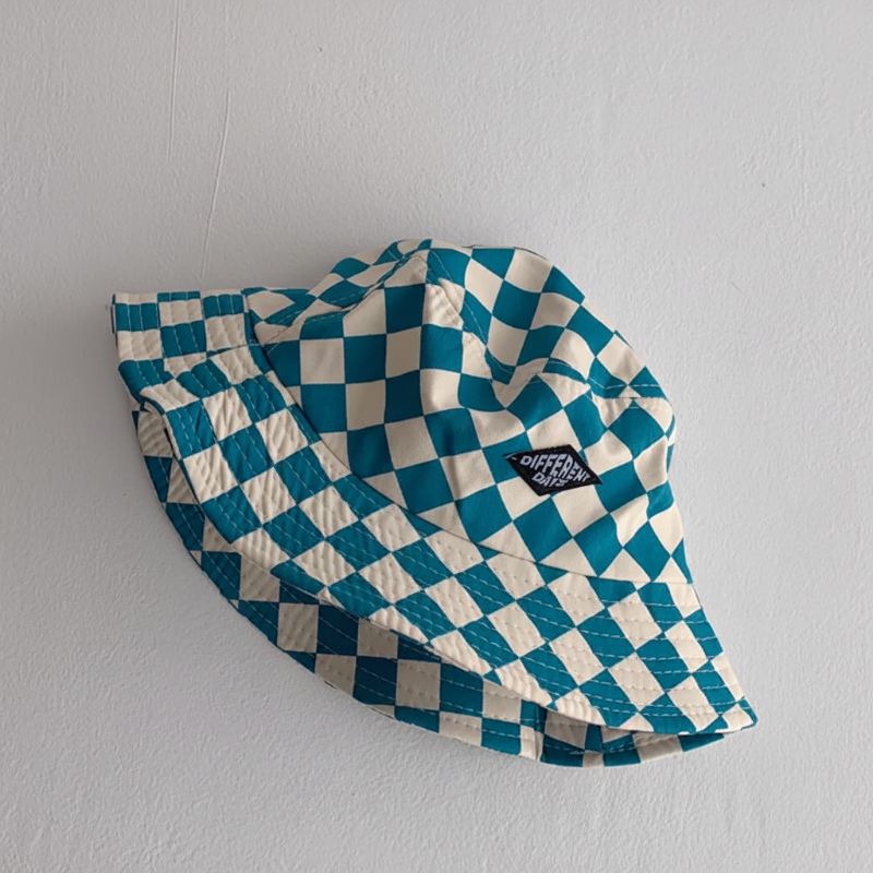 Bucket Hat – Cute & Protective – Children's Checkered Hat