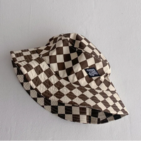Thumbnail for Bucket Hat – Cute & Protective – Children's Checkered Hat