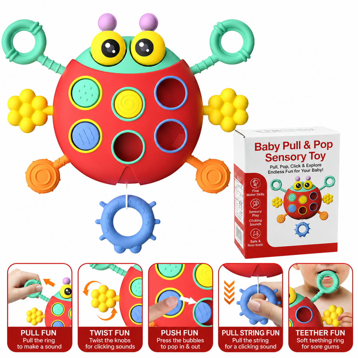 FunSkills – Montessori & Educational – Educational Activities Cube