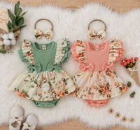 Thumbnail for Mini Fashion™ - Soft around the skin - Girls Romper Suit