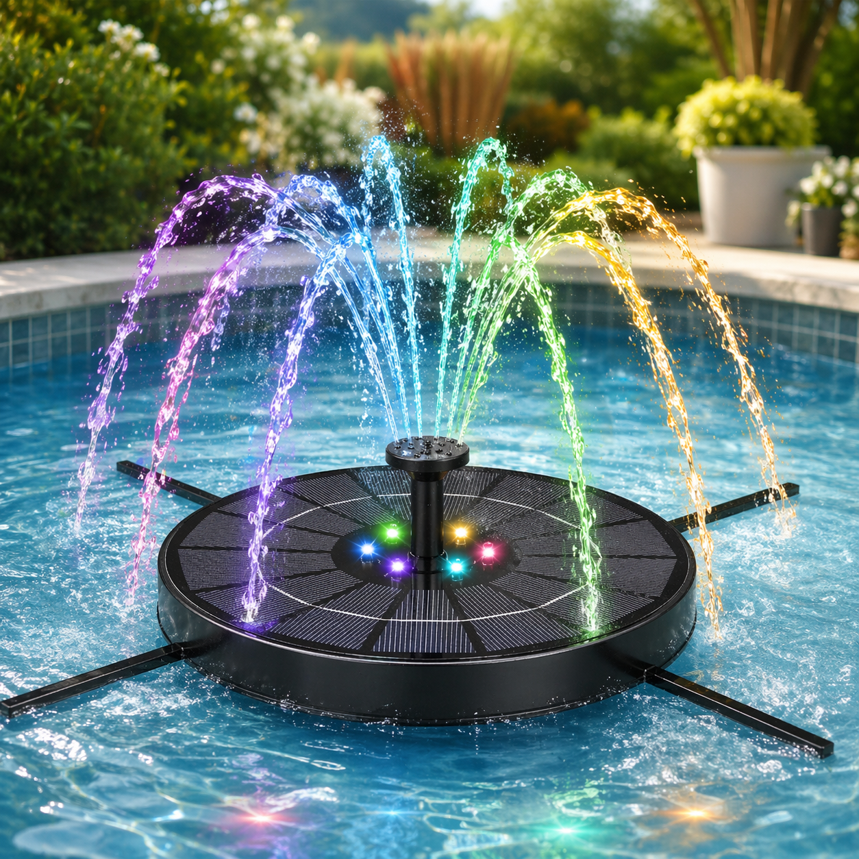 Solar LED Fountain Toy – Fun & Interactive – Water Toy Fountain