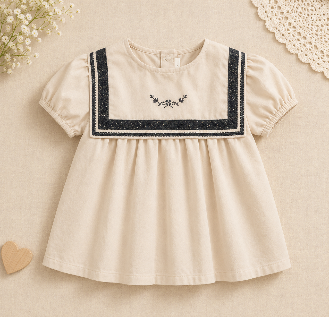 Girls Summer Fashion Top – Lightweight & Comfortable – Vintage Girls' Top
