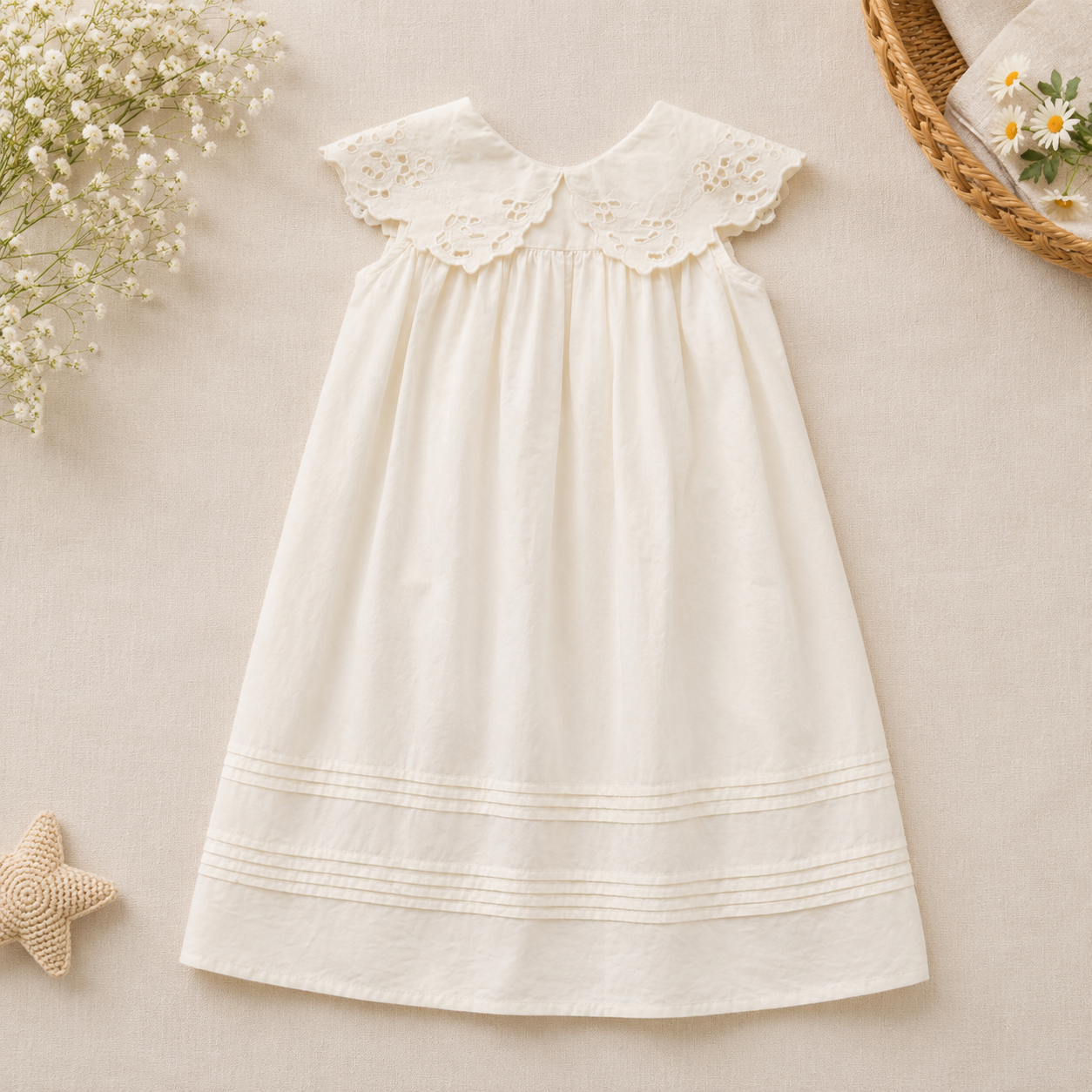 Lace Stitching Dress – Elegance & Comfort – Lace & Stitching