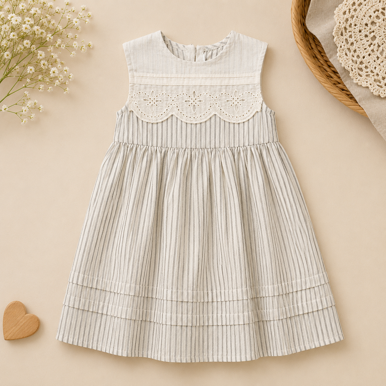 Lace Stitching Dress – Elegance & Comfort – Lace & Stitching