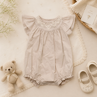 Thumbnail for Vintage Rompers – Timeless & Soft – Baby Jumpsuit