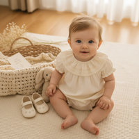 Thumbnail for Vintage Rompers – Timeless & Soft – Baby Jumpsuit