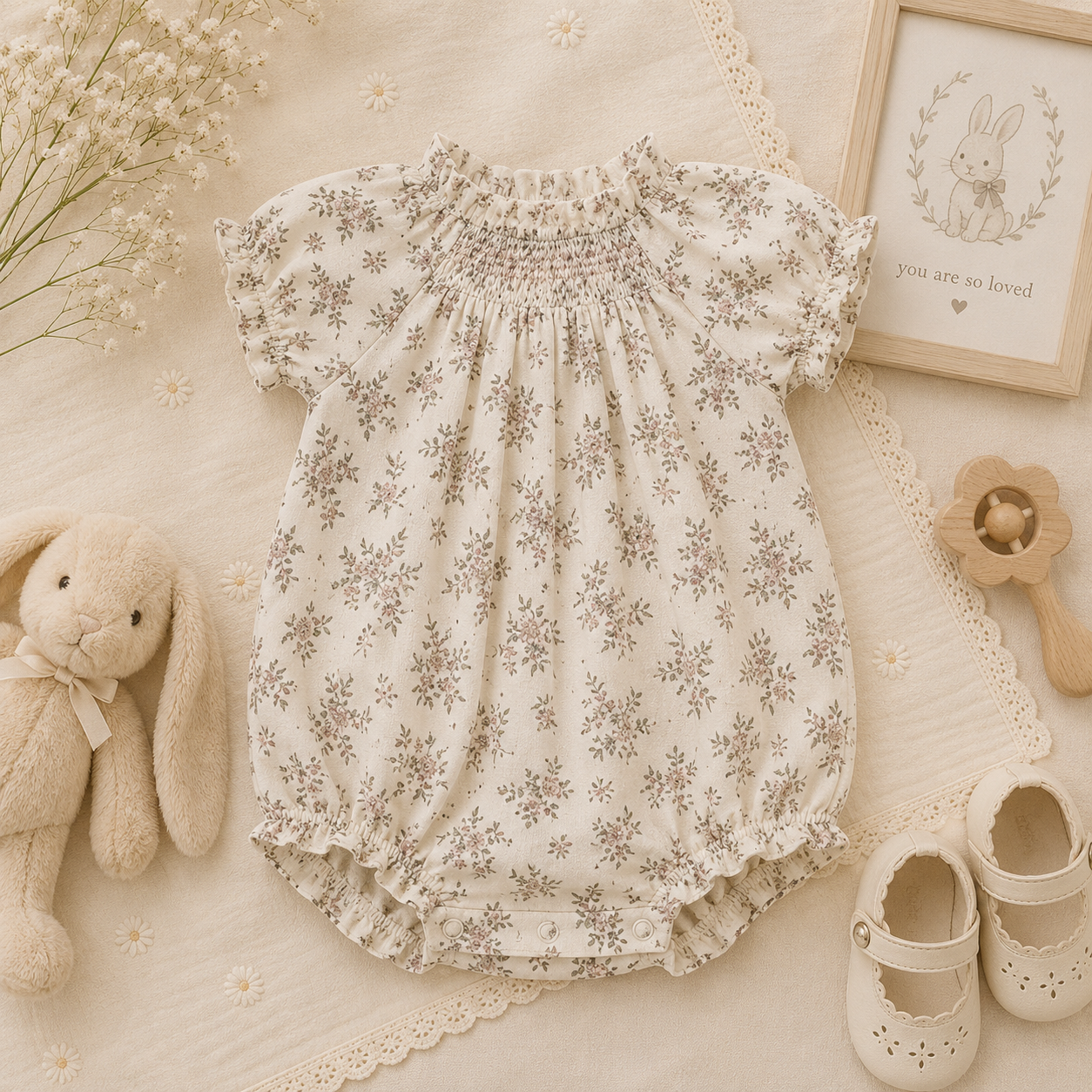 Vintage Rompers – Timeless & Soft – Baby Jumpsuit