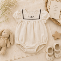 Thumbnail for Vintage Rompers – Timeless & Soft – Baby Jumpsuit
