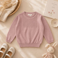 Thumbnail for Thin Cotton Pullover – Light & Comfort – Knitted Children's Sweater