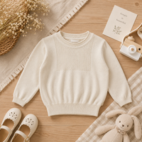 Thumbnail for Thin Cotton Pullover – Light & Comfort – Knitted Children's Sweater