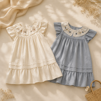 Thumbnail for Princess Dress – Stylish & comfortable – Dress with an embroidered collar