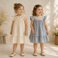 Thumbnail for Princess Dress – Stylish & comfortable – Dress with an embroidered collar