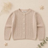 Thumbnail for Buttoned Cardigan – Soft & comfortable – Knitted Children's Cardigan