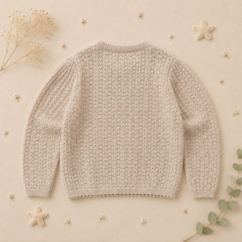 Buttoned Cardigan – Soft & comfortable – Knitted Children's Cardigan