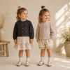 Buttoned Cardigan – Soft & comfortable – Knitted Children's Cardigan