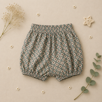 Thumbnail for Matching Set – Comfortable & Daisy Print – Bloomers, Skirt & Blouse