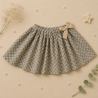Thumbnail for Matching Set – Comfortable & Daisy Print – Bloomers, Skirt & Blouse