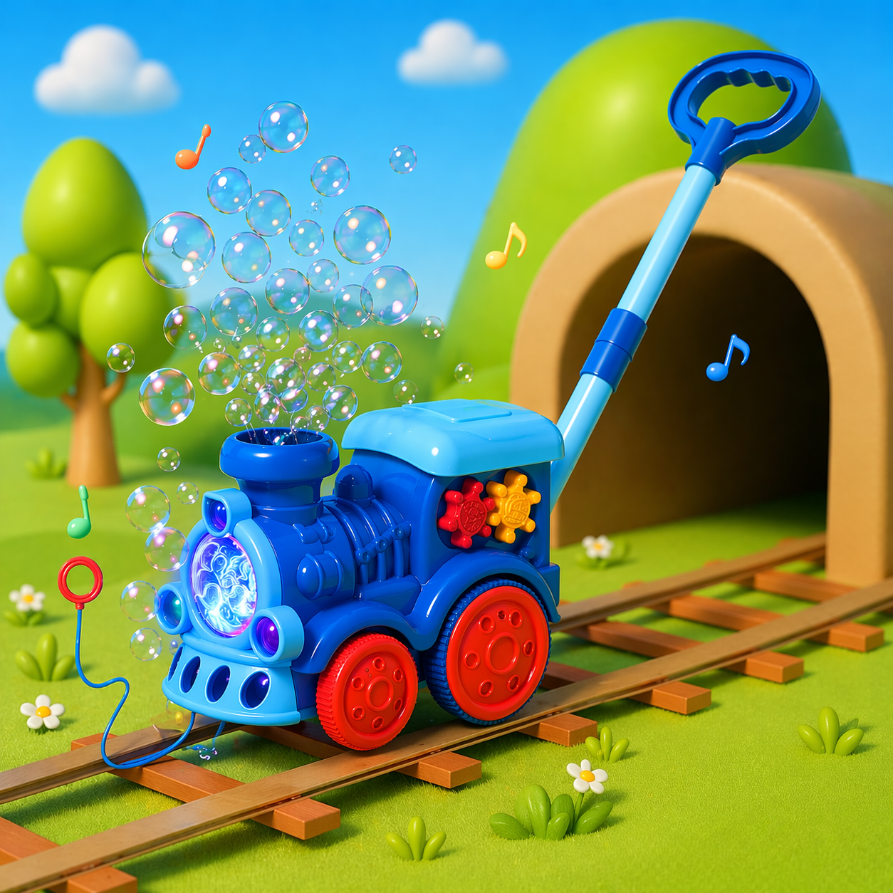 Bubble Blower – Fun & Playful – Bubble Blower Push Cart