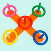 Hoop Ring Toss™ – Throw & Score - Rings Throwing Outdoor Play Set