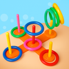 Hoop Ring Toss™ – Throw & Score - Rings Throwing Outdoor Play Set