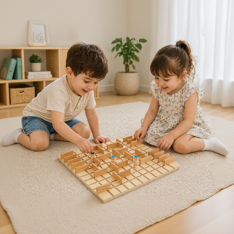 Wooden Chess Puzzle Game – Strategy & Thinking – Board Game