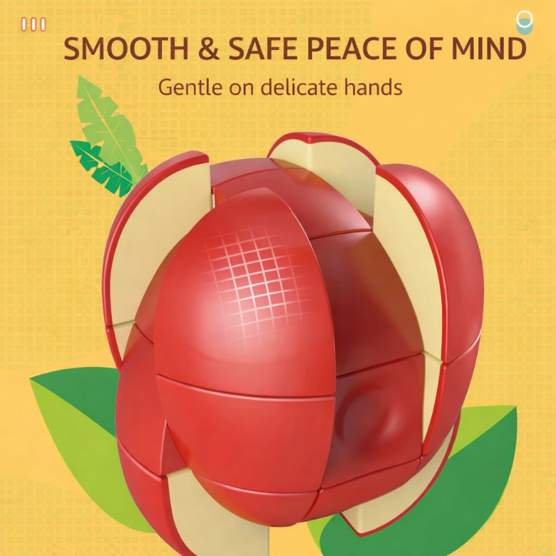 FruitCube – Colorful & Challenging – Montessori Fruit Puzzle