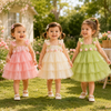 Tulip Mesh Dress – Elegant & Comfort – Children's Dress