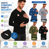 Kangaroo Pocket Shirt – Comfortable & Convenient – Men's T-Shirt Baby Carrier