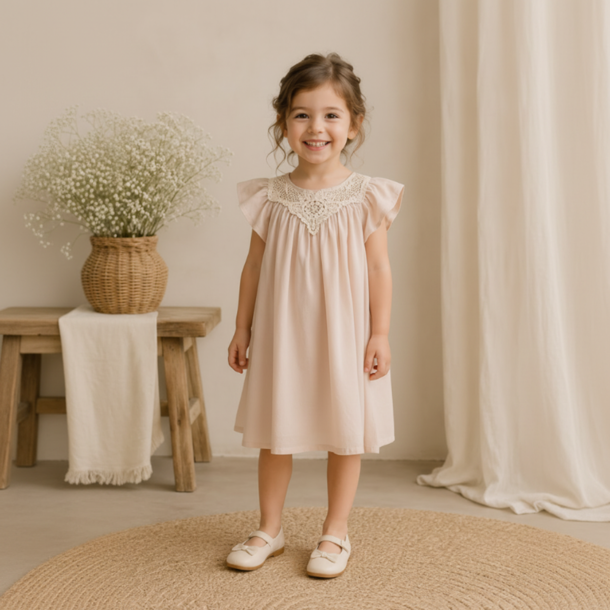 Lace Stitching Dress – Elegance & Comfort – Lace & Stitching