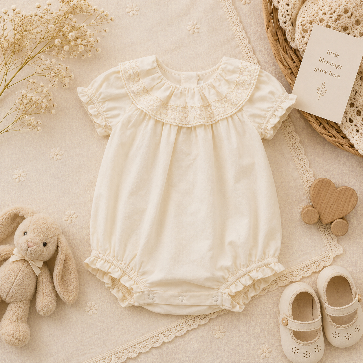 Vintage Rompers – Timeless & Soft – Baby Jumpsuit
