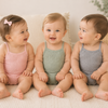 Summer Bodysuit – Lightweight & Comfortable – Knitted Baby Romper