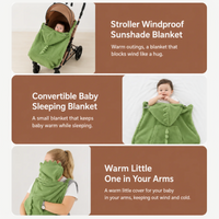 Thumbnail for Dinosaur Baby Carrier Cover – Warm & Comfort – Dino Baby Blanket