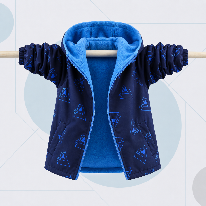 Reversible Kids' Jacket – Waterproof & Windproof – Lightweight Jacket