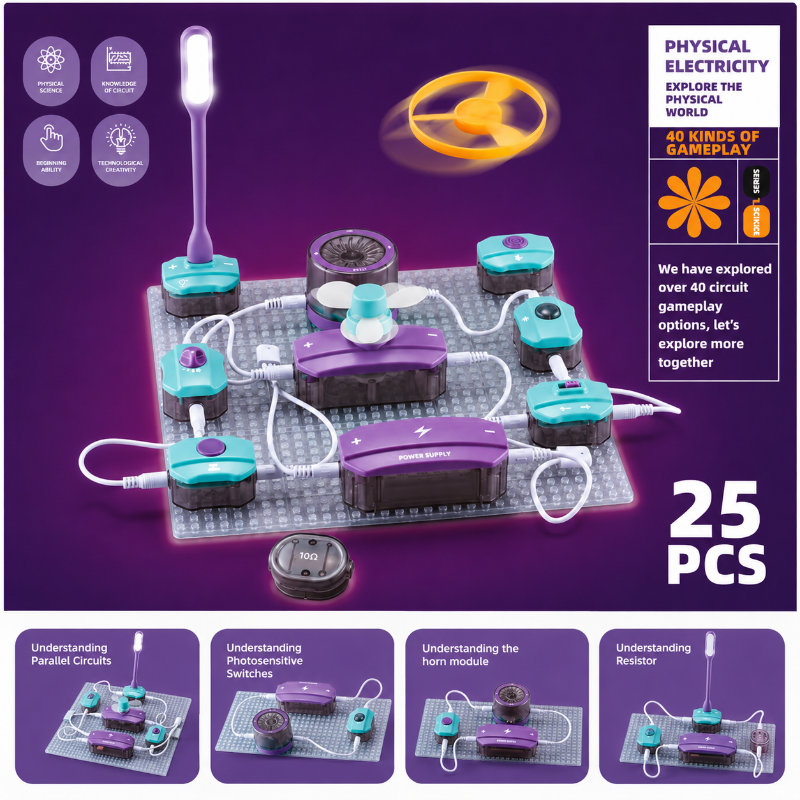 STEM Electronic Building Kit – Educational & Technical – Circuit Experiment Kit