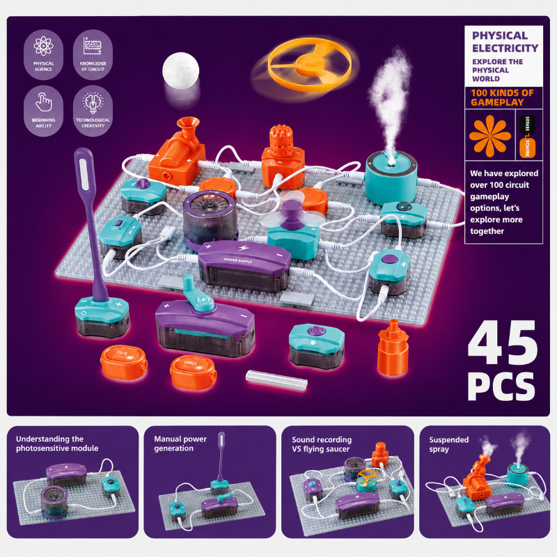 STEM Electronic Building Kit – Educational & Technical – Circuit Experiment Kit