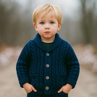 Thumbnail for CozyCub – Comfortable & Stylish – Knitted Children's Cardigan Sweater