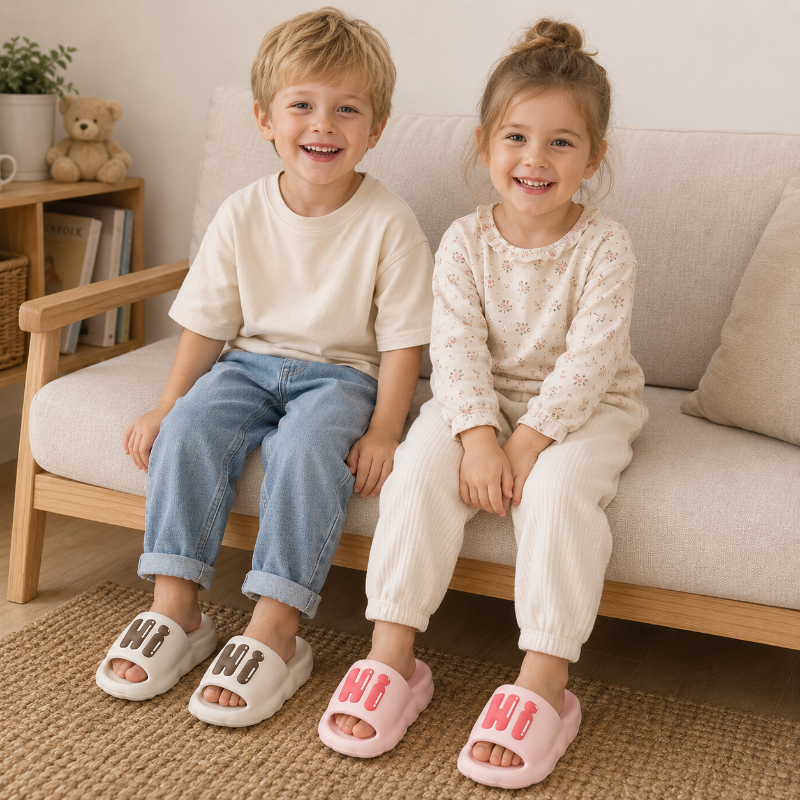 CloudWalk – Comfortable & Non-Slip – 'Hi' Kids' Slippers