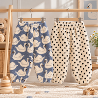 Thumbnail for FuzzyPants – Soft & Warm – Plush Kids' Pants with Playful Prints