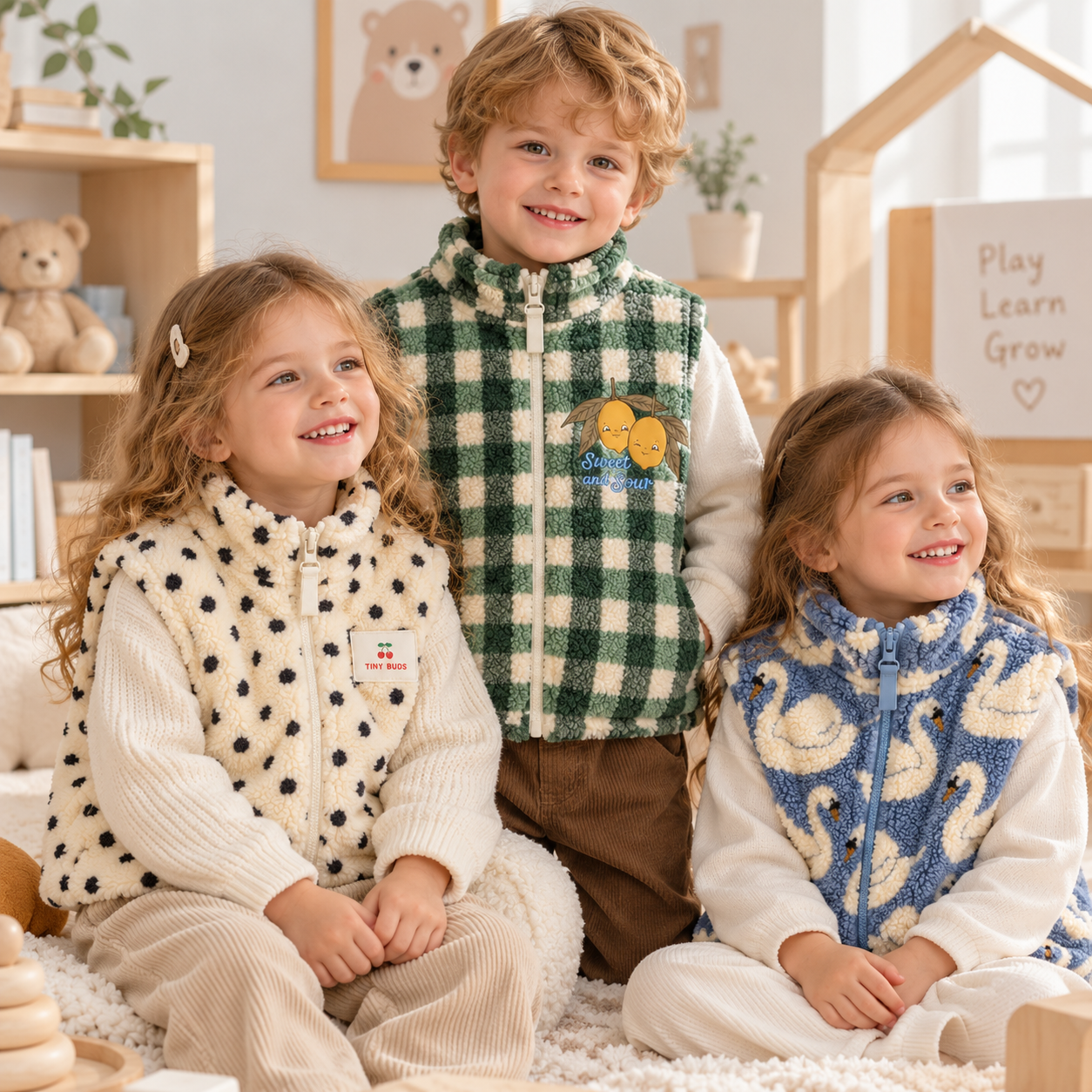 TinyWarm – Cozy & Comfortable – Children's Plush Bodywarmer