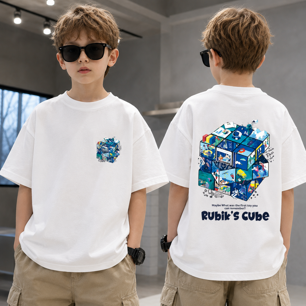 CubePlay – Soft & Stylish – Rubik’s Cube T-shirt