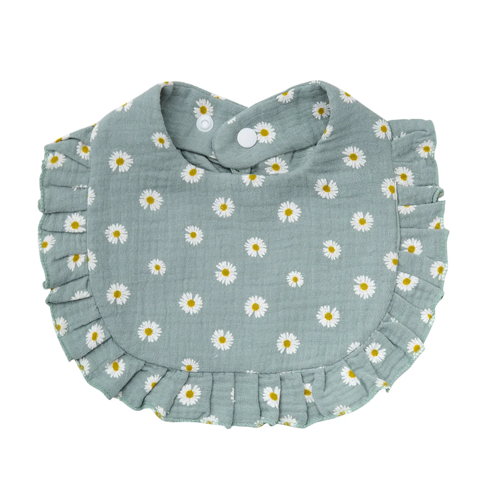 BabyBloom – Cute & Comfortable – Baby Bib with Ruffled Edg