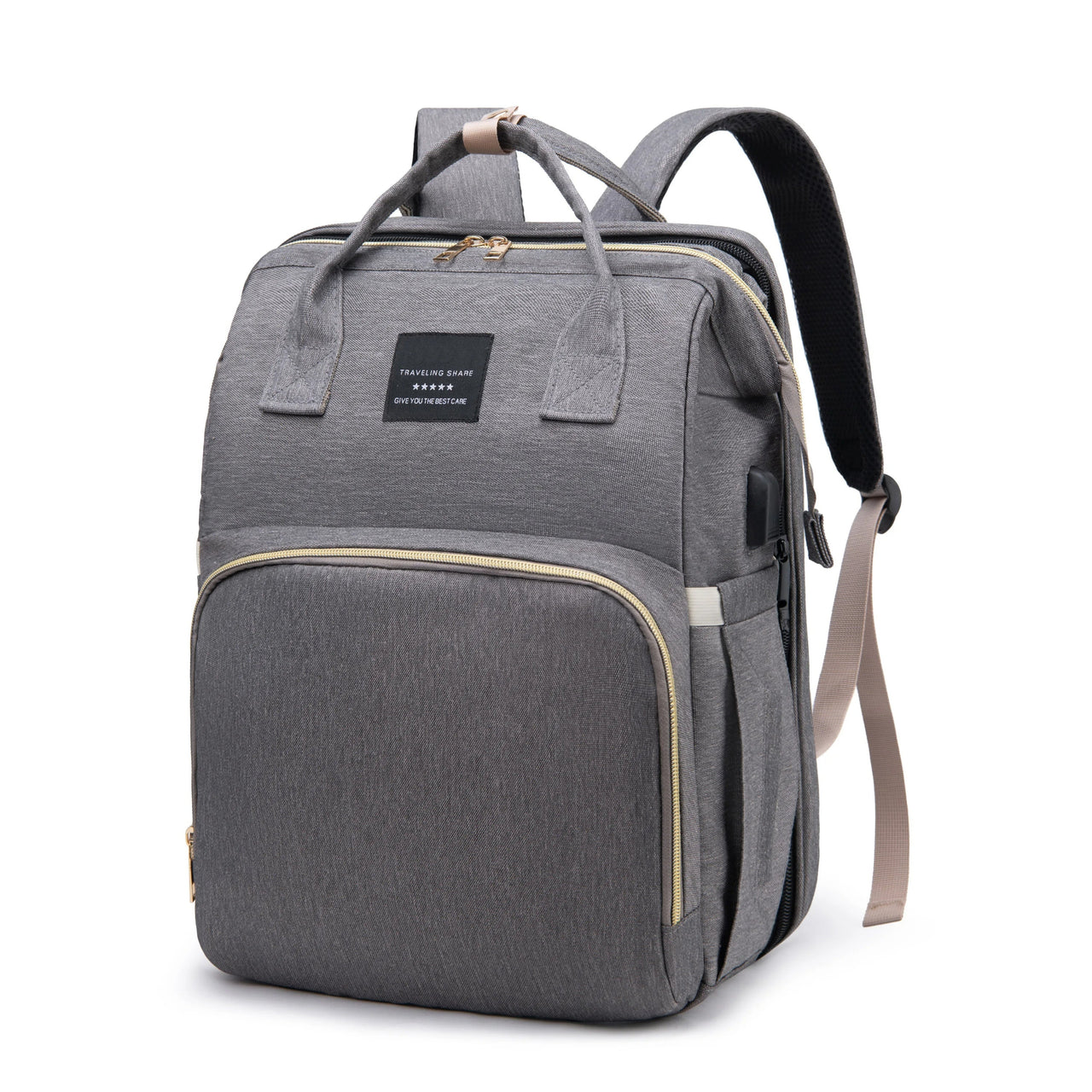 Nuvella Baby – Always Prepared – Multifunctional Diaper Bag with Bed