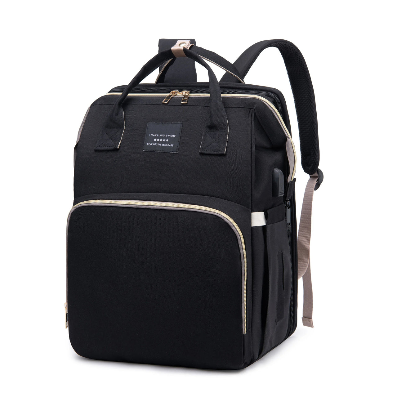 Nuvella Baby – Always Prepared – Multifunctional Diaper Bag with Bed