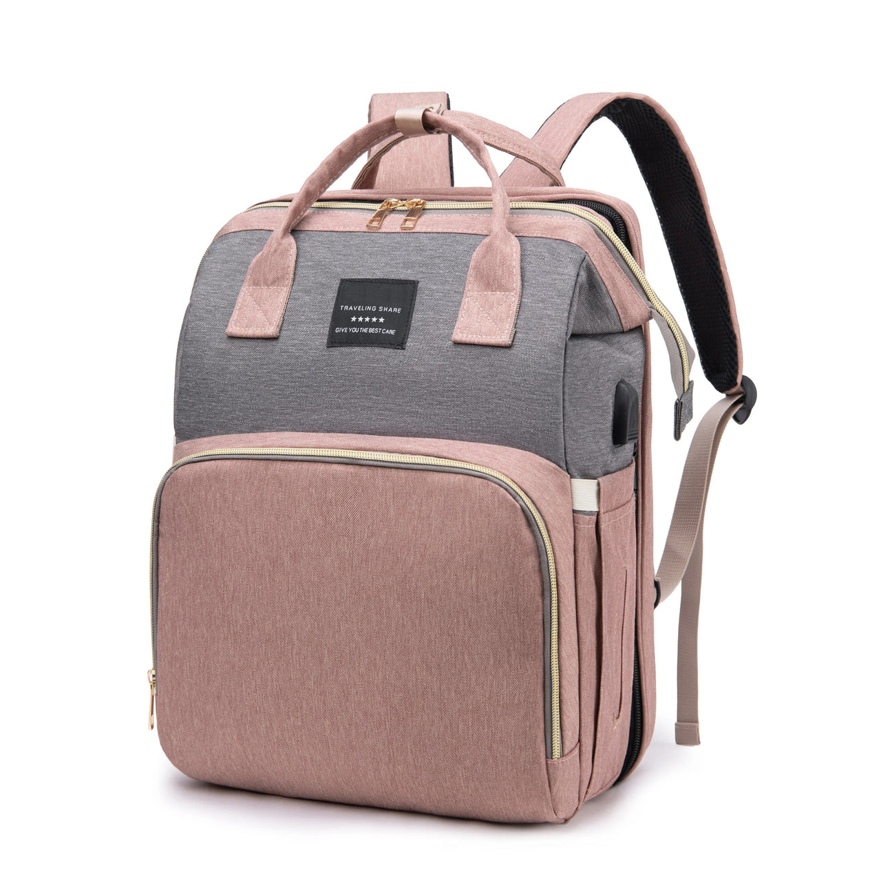 Nuvella Baby – Always Prepared – Multifunctional Diaper Bag with Bed